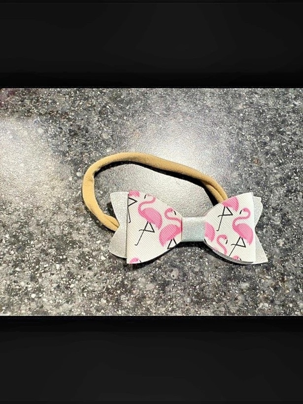 Pink Bow Headband